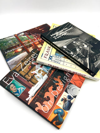 Modern Design & Architecture Book Bundle Set Of 4 — Eve Zeisel, Frank Lloyd Wright & Julius Shulman — Mid-Century / Organic Modern / Architectural Photography