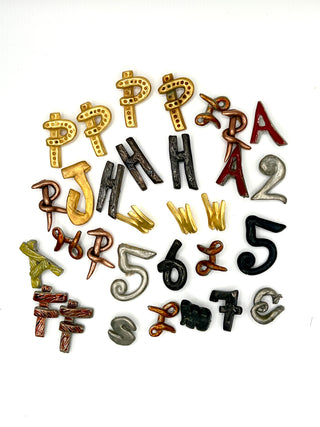 Rare Todd Oldham Vintage 90s Typography Button Set – 30 Mixed Letters & Numbers