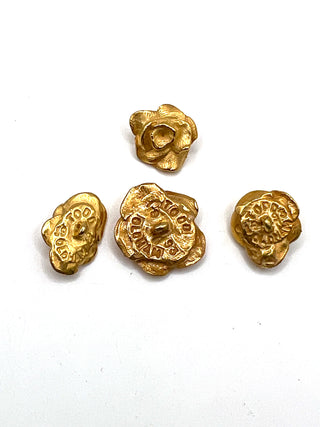 “Smell the Roses!” Vintage 1993 Todd Oldham,  Assorted Rose Buttons – Mixed Set of 8