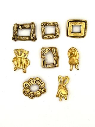 Vintage Todd Oldham Fall 1992 “Interiors” Button Set of 8 –  Picture Frame & Chair Buttons