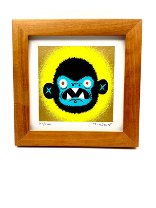 Tim Biskup Signed Numbered Screen Print 161/200 – Framed Small Format Monster Character Art, Todd Oldham Studio Collections