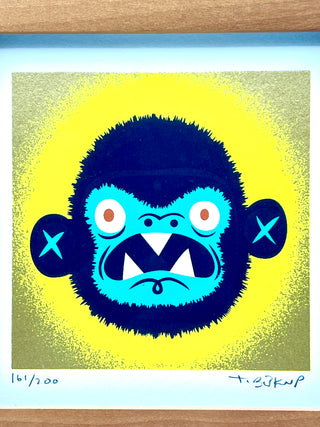 Tim Biskup Signed Numbered Screen Print 161/200 – Framed Small Format Monster Character Art, Todd Oldham Studio Collections