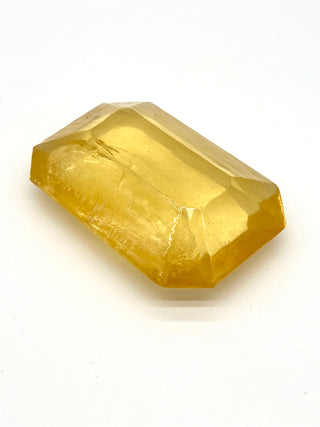 Vintage Todd Oldham  1990s Faceted Golden Resin Emerald-Cut Jewel Object – Decorative Desk / Home Accent
