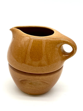 Todd Oldham Studio Collections - Vintage Russel Wright Iroquois Casual China Stacking Sugar & Creamer Set – Apricot Glaze