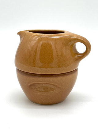 Todd Oldham Studio Collections - Vintage Russel Wright Iroquois Casual China Stacking Sugar & Creamer Set – Apricot Glaze