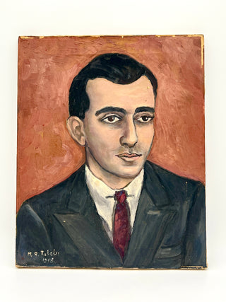 Todd Oldham Studio Collections Found Portrait – Handsome Well-Dressed Gentleman, Dated 1948