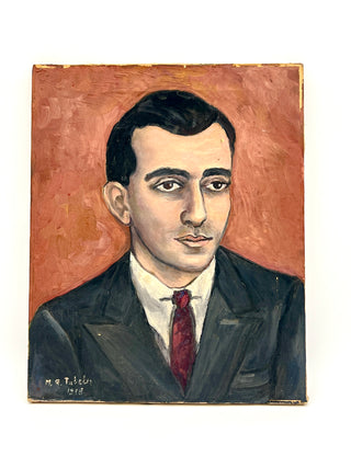 Todd Oldham Studio Collections Found Portrait – Handsome Well-Dressed Gentleman, Dated 1948
