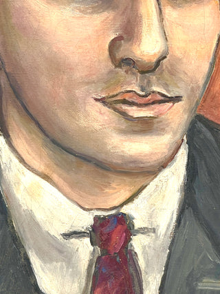 Todd Oldham Studio Collections Found Portrait – Handsome Well-Dressed Gentleman, Dated 1948