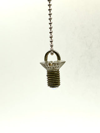 Vintage Todd Oldham Spring 1994 Dreams Collection Screw Charm Necklace – Signed & Dated Fashion Show Giveaway with Swarovski Crystal
