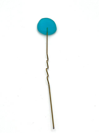 Vintage Todd Oldham Spring 1994 Runway Sample Sky Blue Lucite Hair Pick