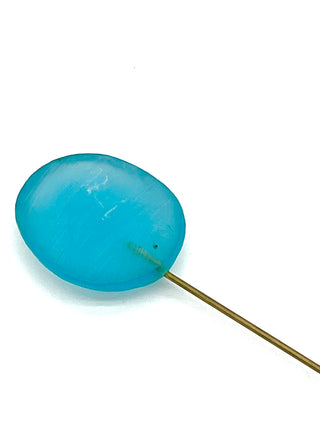 Vintage Todd Oldham Spring 1994 Runway Sample Sky Blue Lucite Hair Pick