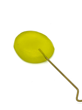 Vintage Todd Oldham Spring 1994 Runway Sample Chartreuse  Lucite Hair Pick