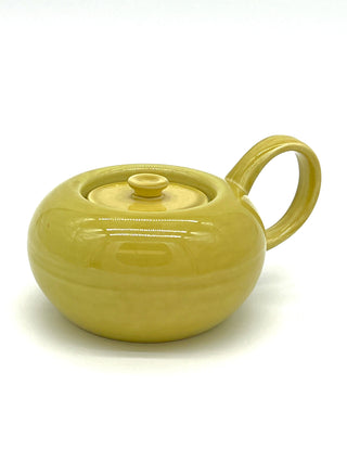 Todd Oldham Studio Collection - Russel Wright American Modern Chartreuse Covered Sugar Bowl, Mid-Century Modern Dinnerware