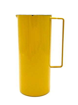 Todd Oldham Studio Collections - Vintage 1960s Dansk Design Yellow Enamelware Pitcher