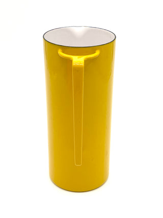 Todd Oldham Studio Collections - Vintage 1960s Dansk Design Yellow Enamelware Pitcher