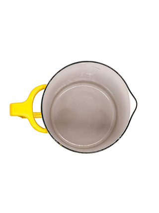 Todd Oldham Studio Collections - Vintage 1960s Dansk Design Yellow Enamelware Pitcher