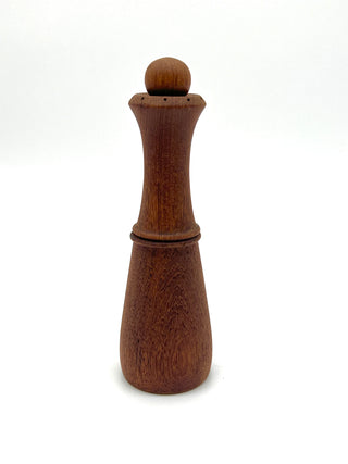 Todd Oldham Studio Collections - Jens Quistgaard for Dansk Ball Top Teak Salt Shaker & Peppermill,  Danish Modern Grinder