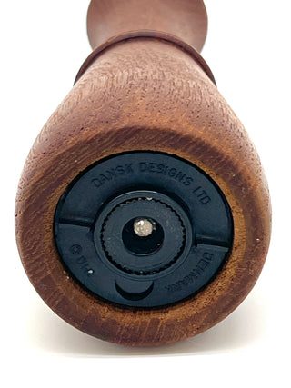 Todd Oldham Studio Collections - Jens Quistgaard for Dansk Ball Top Teak Salt Shaker & Peppermill,  Danish Modern Grinder