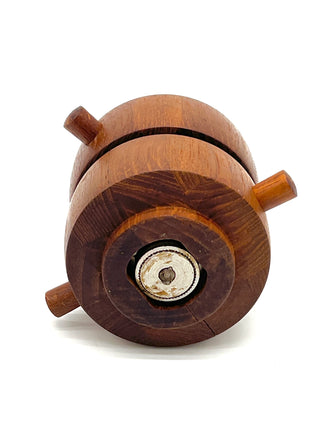Todd Oldham Studio Collections - Jens Quistgaard for Dansk Teak Double-Barrel Salt Shaker & Pepper Mill
