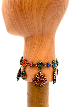 Spectacular Vintage Todd Oldham Fall 1996 Runway Sample Swarovski Crystal Choker Necklace – Reconstructed 1950s Jewelry Mold Medallions