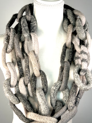 Todd Oldham Studio Collection - Hand Knitted Wool Chain Scarf