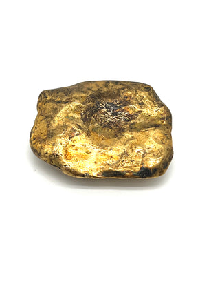 Vintage Signed Todd Oldham Dated Fall 1995, Hand-Molded Nugget Belt Buckle with Burnished Details
