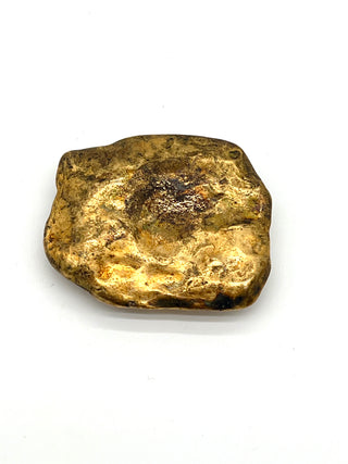 Vintage Signed Todd Oldham Dated Fall 1995, Hand-Molded Nugget Belt Buckle with Burnished Details