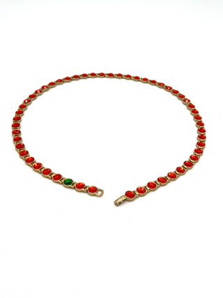 Vintage Todd Oldham Spring 1994 Runway Collection - Swarovski Crystal Jewelry Belt