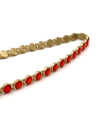 Vintage Todd Oldham Spring 1994 Runway Collection - Swarovski Crystal Jewelry Belt