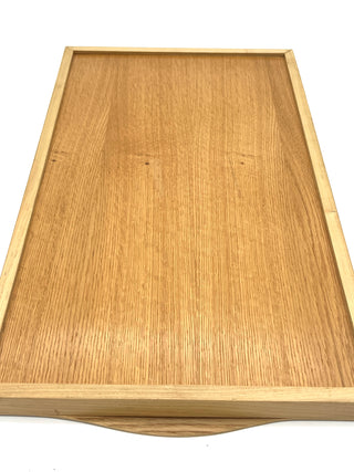 Todd Oldham Studio Collections Wooden Marquetry Serving Tray — Mid-Century Wood Inlay Tray
