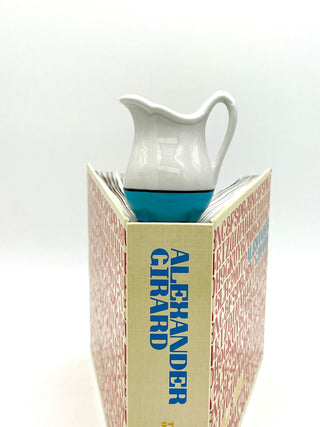 Signed Todd Oldham “Alexander Girard” Out-of-Print Monograph with Original La Fonda del Sol Creamer by Alexander Girard