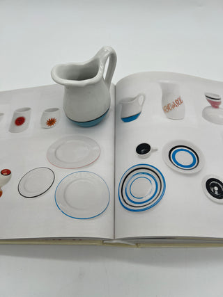 Signed Todd Oldham “Alexander Girard” Out-of-Print Monograph with Original La Fonda del Sol Creamer by Alexander Girard