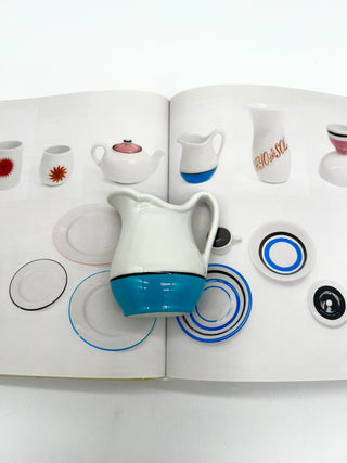 Signed Todd Oldham “Alexander Girard” Out-of-Print Monograph with Original La Fonda del Sol Creamer by Alexander Girard