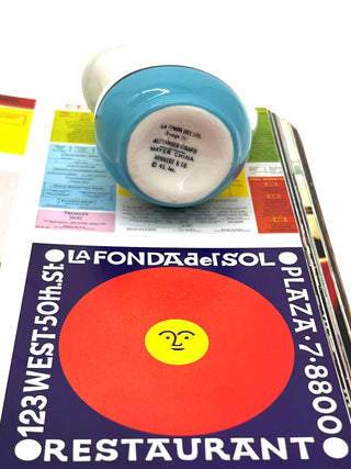 Signed Todd Oldham “Alexander Girard” Out-of-Print Monograph with Original La Fonda del Sol Creamer by Alexander Girard