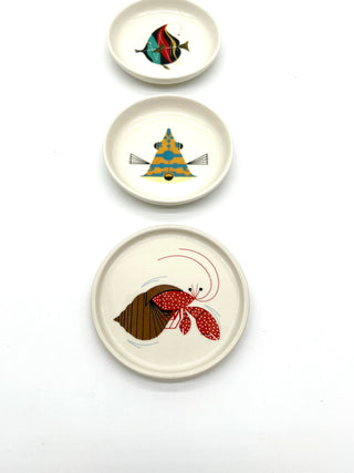 Charley Harper + Todd Oldham ♥ Fishs Eddy -  Small Dish Set of 3, c. 2000