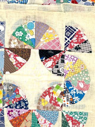 Todd Oldham Studio Collections - Vintage 1930s Dresden Plate Quilt Panels, Set of 4