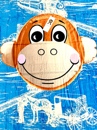 Todd Oldham Studio Collections - Jeff Koons “Monkey Train” Limited Edition Artist Towel, 2008 — Works on Whatever / Art Production Fund