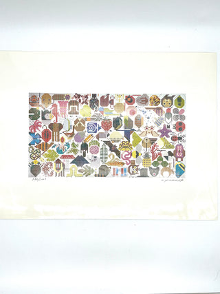 Charley Harper “Web of Life” Signed & Numbered Limited Edition Lithograph 332/1000