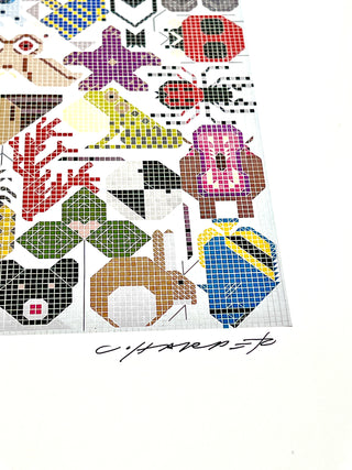 Charley Harper “Web of Life” Signed & Numbered Limited Edition Lithograph 332/1000