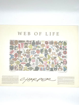 Charley Harper “Web of Life” Signed & Numbered Limited Edition Lithograph 332/1000