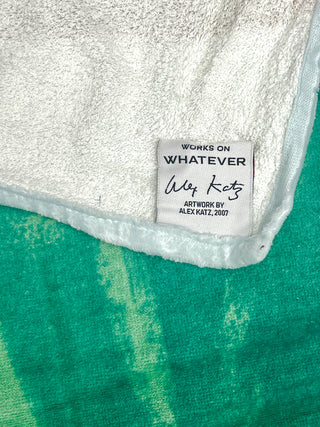 Alex Katz 2007 WOW “Works on Whatever” Limited Edition Artist Towel 2007 —  Original Tag