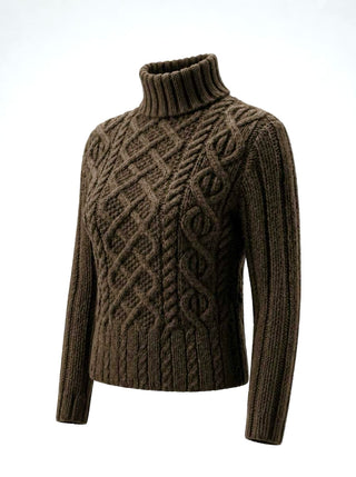 Fall 1998 Todd Oldham Handknit Cable Sweater