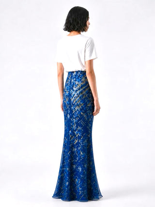 Fall 1998 Todd Oldham Beaded Chiffon Triple Layer Skirt