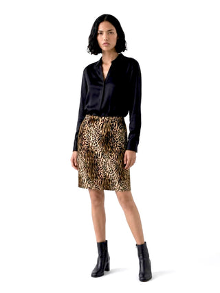 Fall 1997 Todd Oldham Faux Fur Ocelot Print Skirt