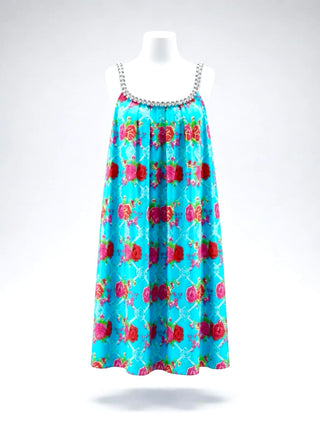 Todd Oldham 1995 Silk Charmeuse Mini Shift Dress with Crystal Straps
