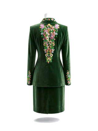 Fall 1995 Todd Oldham Beaded Velvet Suit