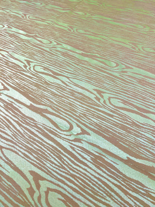 Todd Oldham 1990s Woven Wood Grain Upholstery Textile