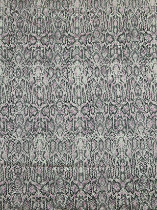 Vintage Todd Oldham Spring 1995 Runway Snake Print Stretch Silk Charmeuse Fabric – Pale Pink Details
