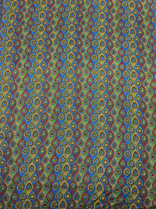 Todd Oldham Vintage Fall 1993 Peacock Print Silk Broadcloth Fabric –  4-Yard Bundle