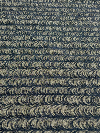 Todd Oldham Vintage 1990s Drape Print Upholstery Textile – Royal Blue Overtint Cotton/Rayon/Nylon